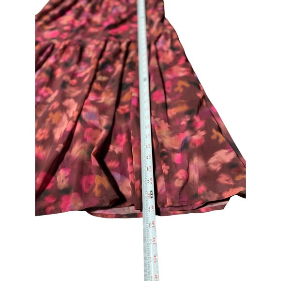 NEW Steve Madden Womens Floral Maxi Dress Ruffle Sleeveless Boho Chic Romantic - Picture 9 of 12